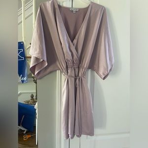 Two sisters satin dress